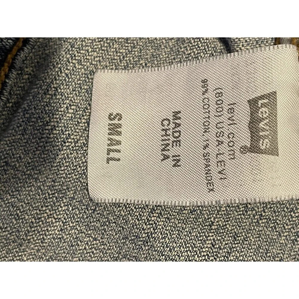 Levi's Trucker Denim Jean Jacket 730S Womens Size Small - Picture 4 of 8